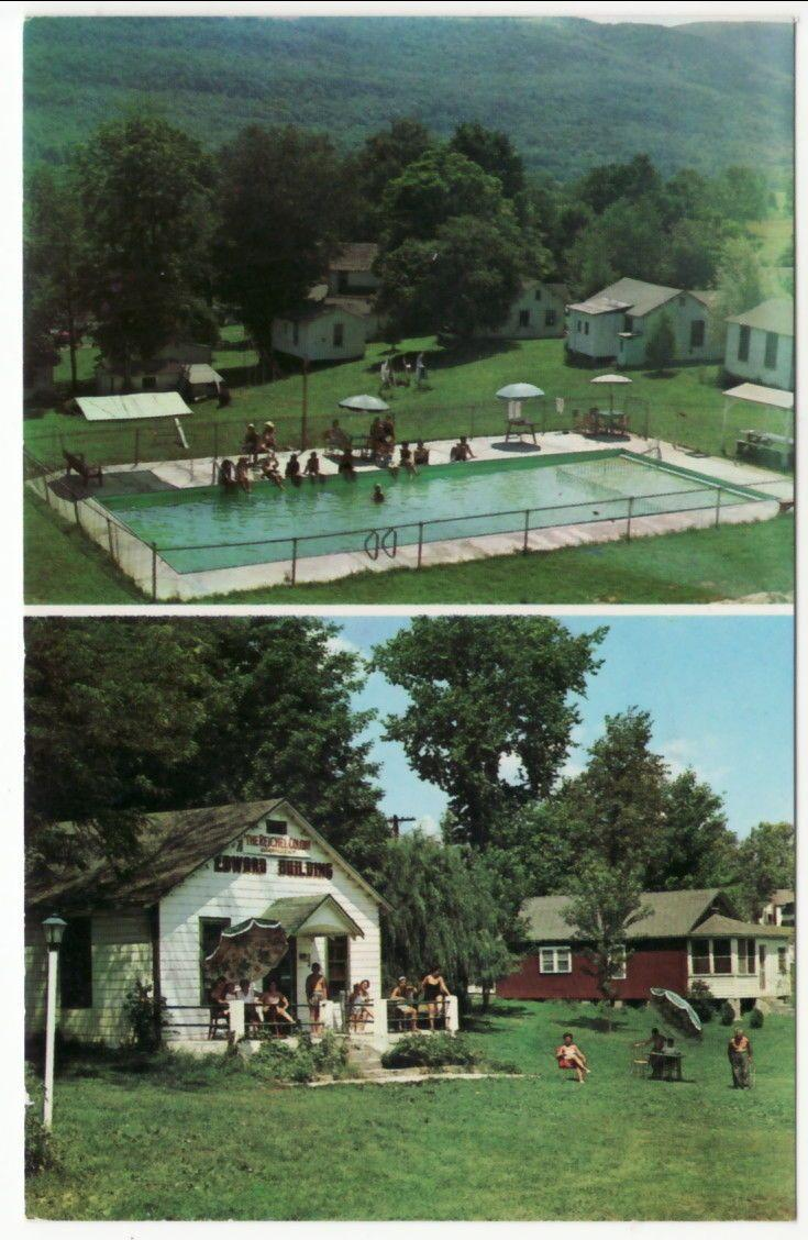 Bungalow colony pool and community life